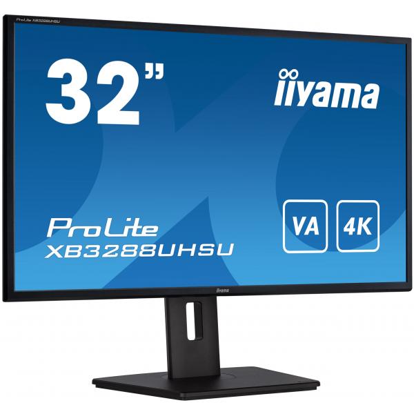 Iiyama ProLite XB3288UHSU-B5 Monitor PC 80 cm [31.5] 3840 x 2160 Pixel 4K Ultra HD LCD Nero (iiyama XB3288UHSU-B5 32 VA LCD)Iiyama4948570121335XB3288UHSU-B5