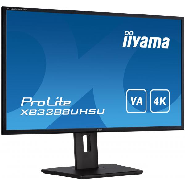 Iiyama ProLite XB3288UHSU-B5 Monitor PC 80 cm [31.5] 3840 x 2160 Pixel 4K Ultra HD LCD Nero (iiyama XB3288UHSU-B5 32 VA LCD)Iiyama4948570121335XB3288UHSU-B5