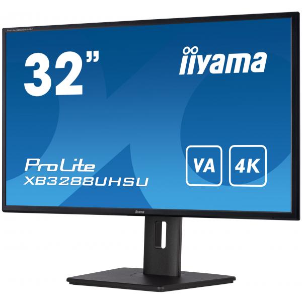 Iiyama ProLite XB3288UHSU-B5 Monitor PC 80 cm [31.5] 3840 x 2160 Pixel 4K Ultra HD LCD Nero (iiyama XB3288UHSU-B5 32 VA LCD)Iiyama4948570121335XB3288UHSU-B5