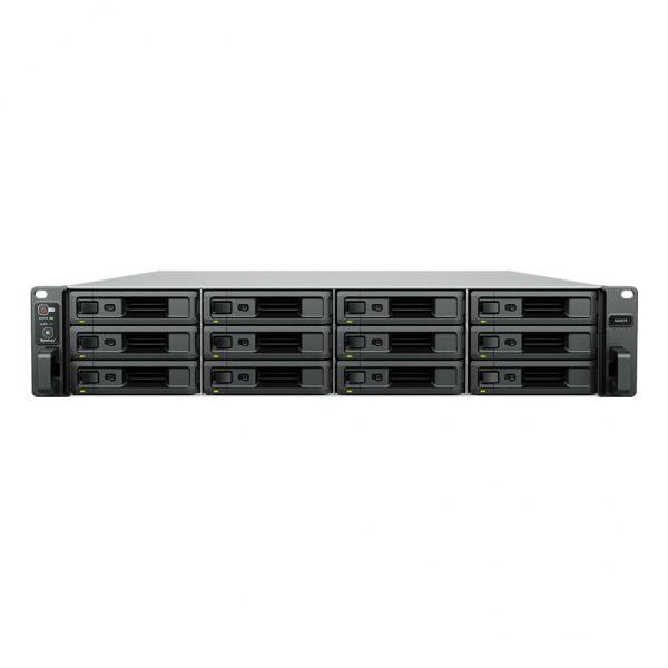 Synology SA SA3410 NAS Armadio [2U] Intel Xeon D-1541 16 GB DDR4 144 TB HDD DiskStation Manager Nero, Grigio (Synology SA3410 144TB [Synology HAT5300] 12 bay NAS - Intel Xeon D-1541 ; 8-core [16 thread] 2.1 GHz [boost up to 2.7 GHz]; 16GB ECC RDIMM; ...
