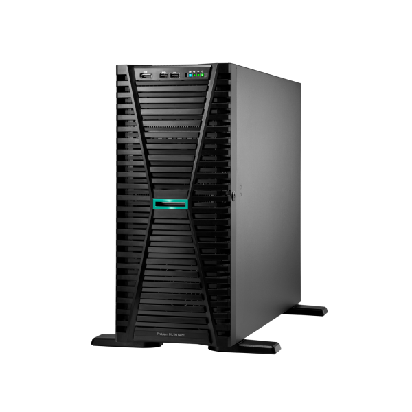 HPE ProLiant ML110 Gen11 3408U 1.8GHz 8-core 1P 16GB-R VROC 4LFF 4TB 1000W RPS Server (ML110 G11 4LFF LP B3408U 16G VROC 1000W)HpeP55638-421