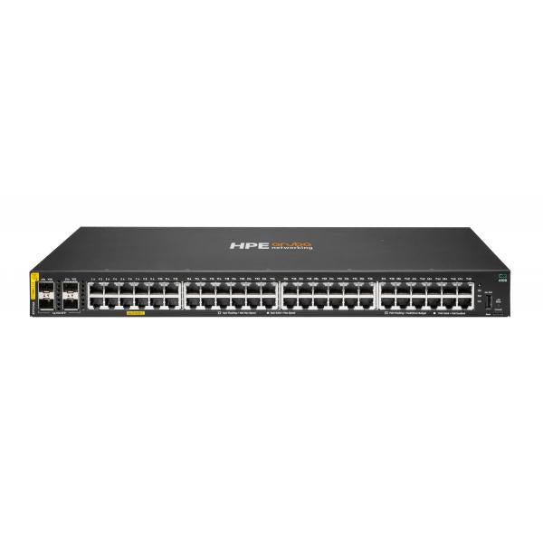 HPE Aruba Networking CX 6100 48G Class4 PoE 4SFP+ 740W Gestito L3 Gigabit Ethernet [10/100/1000] Supporto Power over Ethernet [PoE] 1U (HPE ANW 6100 48G CL4 4SFP+ 740W SWIT)HpeR9Y04A