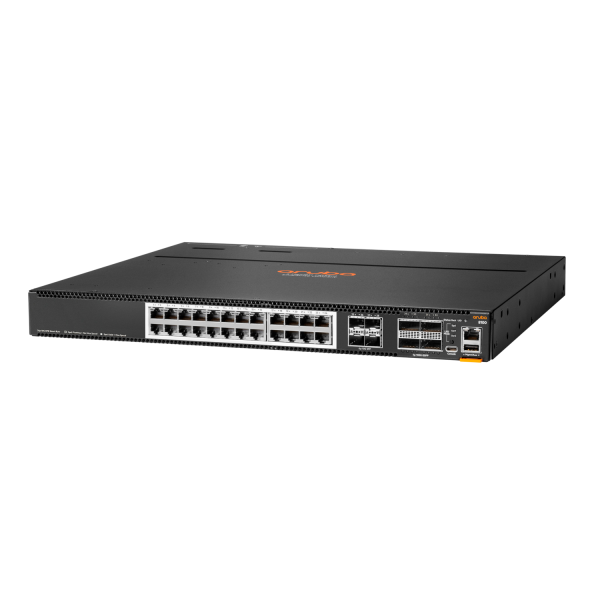HPE Aruba Networking CX 8100 24x10G Base-T 4x10G SFP+ 4x40/100G QSFP28 BF 3Fan 2AC PSU SW Gestito L3 10G Ethernet [100/1000/10000] 1U (ARUBA 8100-24XT4XF4C BF3F2AC BDL)HpeR9W89A