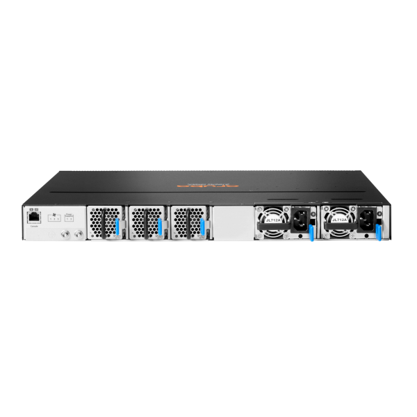 HPE Aruba Networking CX 8100 48x10G SFP+ 4x40/100G QSFP28 FB Airflow 3Fan 2AC PSU Gestito L3 1U (ANW 8100-48XF4C FB3F2AC S-STOCK - .)HpeR9W90A