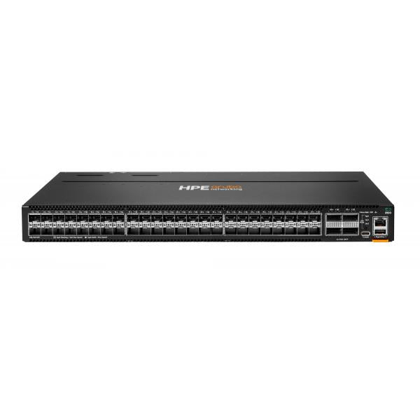 HPE Aruba Networking CX 8100 48x10G SFP+ 4x40/100G QSFP28 FB Airflow 3Fan 2AC PSU Gestito L3 1U (HPE ARUBA NETWORKING CX8100 48-PORT,48x10G SFP+ 4x40/100G QSFP28 2x 240V)HpeR9W90A