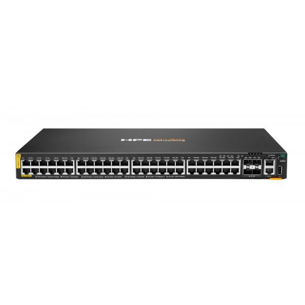 Aruba CX 6200F 48G Class-4 PoE 4SFP 370W Gestito L3 Gigabit Ethernet [10/100/1000] Supporto Power over Ethernet [PoE] 1U (HPE ARUBA SWITCH CX6200F 48G CLASS4 POE,4SFP 370W)HpeS0M84A