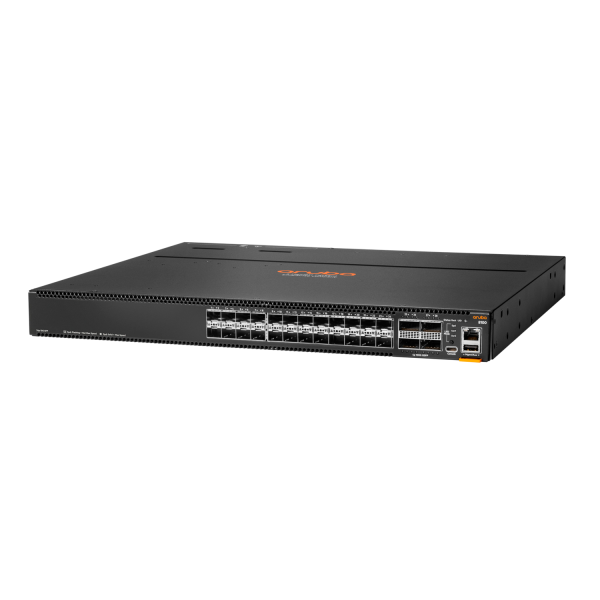 HPE Aruba Networking CX 8100 24x10G SFP+ 4x40/100G QSFP28 FB Airflow 3Fan 2AC PSU Gestito L3 1U (ARUBA 8100-24XF4C FB3F2AC-STOCK - .)HpeR9W86A