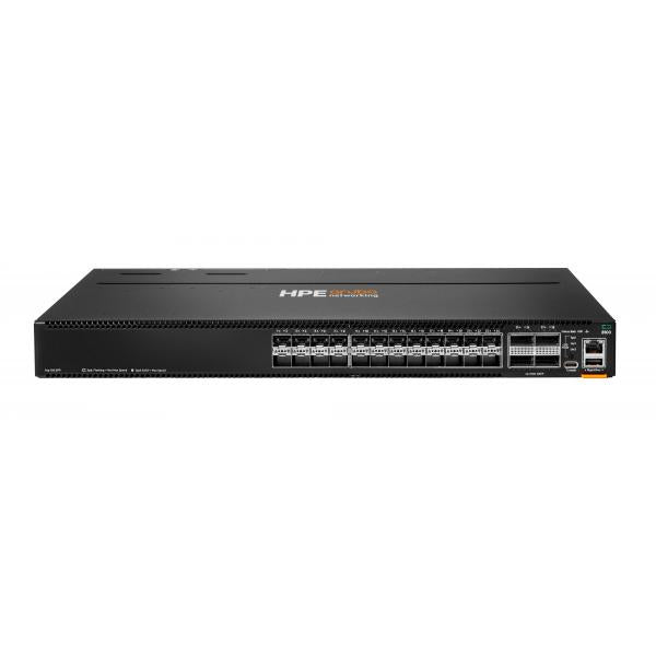 HPE Aruba Networking CX 8100 24x10G SFP+ 4x40/100G QSFP28 FB Airflow 3Fan 2AC PSU Gestito L3 1U (ARUBA 8100-24XF4C FB3F2AC-STOCK - .)HpeR9W86A