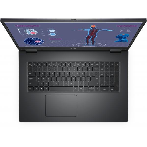 DELL Precision 7780 Intel Core i7 i7-13850HX Workstation mobile 43,9 cm [17.3] Full HD 32 GB DDR5-SDRAM 1 TB SSD NVIDIA RTX 3500 Ada Wi-Fi 6E [802.11ax] Windows 11 Pro Tedesco Grigio (DELL PRECISION 7780 INTEL CORE,i7 13850HX 2.1GHz 32GB 1TB NVIDIA R...