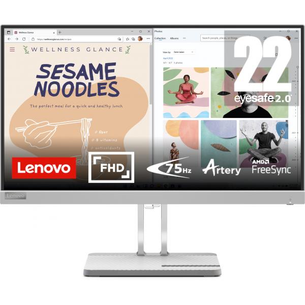 Lenovo L22e-40 Monitor PC 54,6 cm [21.5] 1920 x 1080 Pixel Full HD LCD Grigio (L22e-40 22 Inch FHD Monitor)Lenovo67AFKACBUK
