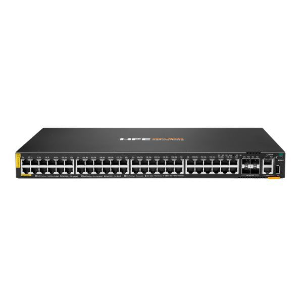 HPE Aruba Networking Aruba 6200F 48G Class4 PoE 4SFP+ 370W Gestito L3 Gigabit Ethernet [10/100/1000] Supporto Power over Ethernet [PoE] 1U (HPE Aruba 6200F 48G Class4 PoE 4SFP+ 3)Hpe0190017638621JL727B#ABB