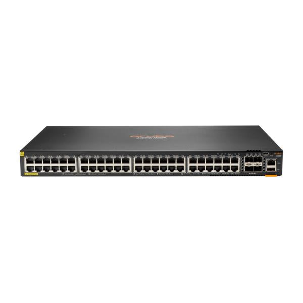HPE Aruba Networking Aruba CX 6200F 48G Class-4 PoE 4SFP+ 740W Gestito L3 Gigabit Ethernet [10/100/1000] Supporto Power over Ethernet [PoE] 1U (HPE Aruba Networking CX 6200F 48G Class4 PoE 4SFP+ 740W Switch - Switch - Distanza max per realizzazione d...