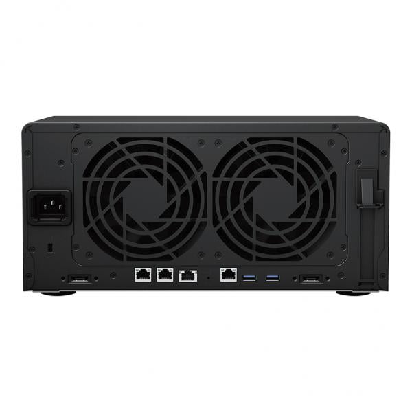 Synology DiskStation DS1823xs+ NAS Tower Ryzen Embedded V1780B 8 GB DDR4 56 TB HDD DiskStation Manager Nero (Synology DS1823xs+ 56TB [Synology SAT52] 8 bay desktop NAS - AMD Ryzen V1780B; 8GB DDR4 SO-DIMM [expandable 32GB]; 2 x 1GbE and 1 x 10GbE; 2 ...