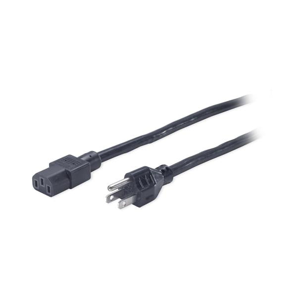 APC PWR C13 / 5-15P, 2.4 m Nero 2,44 m Accoppiatore C13 NEMA 5-15P (Power Cord C13 to 5-15P 2.4m - **New Retail** - Warranty: 12M)ApcAP9893
