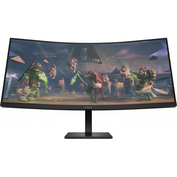 OMEN by HP Monitor da gaming curvo 34 WQHD 165 Hz  OMEN 34c (Omen By Hp 34C Computer - Monitor 86.4 Cm [34] 3440 X - 1440 Pixels Wide Quad Hd Led Black - Warranty: 12M)Hp780K8E9#ABB