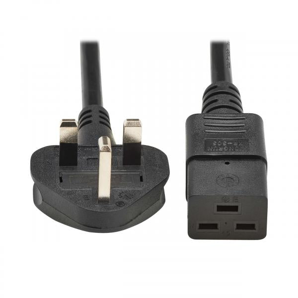 Eaton P052-2P5M-UK cavo di alimentazione Nero 2,5 m BS 1363 IEC C19 (Power cable, BS1363 to C19, H05VV-F, 13A, 2.5M P052-2P5M-UK)Eaton0037332281067P052-2P5M-UK