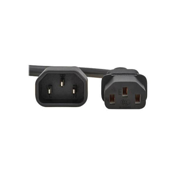 Eaton P004-P5M-EU cavo di alimentazione Nero 0,5 m IEC C13 IEC C14 (Eaton Tripp Lite Series - Power cable - IEC 60320 C14 to power IEC 60320 C13 - 250 V - 10 A - 50 cm - black - Europe - for P/N: B020-U16-19-IPF, B020-U16-19-IPG, B020-U16-19-KF, B020...