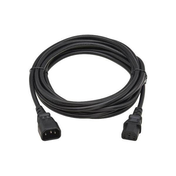 Eaton P004-05M-EU cavo di alimentazione Nero 5 m IEC C13 IEC C14 (PDU POWER CORD C13 TO C14 - 10A - 250V H05VV-F 5M BLACK)Eaton0037332280978P004-05M-EU