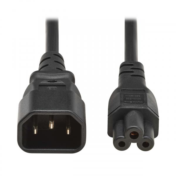 Eaton P014-02M-EU cavo di alimentazione Nero 2 m IEC C14 IEC C5 (POWER CABLE C14 TO C5 H05VV-F - 2.5A 2M)Eaton0037332280992P014-02M-EU