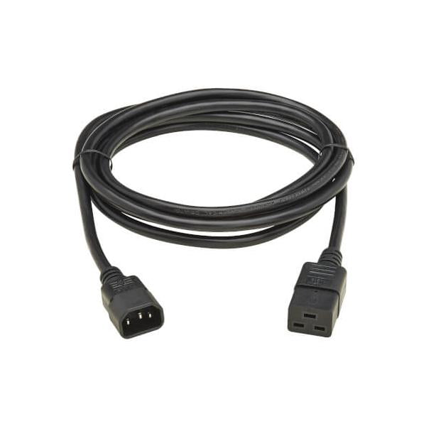 Eaton P047-03M-EU cavo di alimentazione Nero 3 m IEC C14 IEC C19 (Power cable, C14 to C19, H05VV-F, 10A, 3M)Eaton0037332281050P047-03M-EU