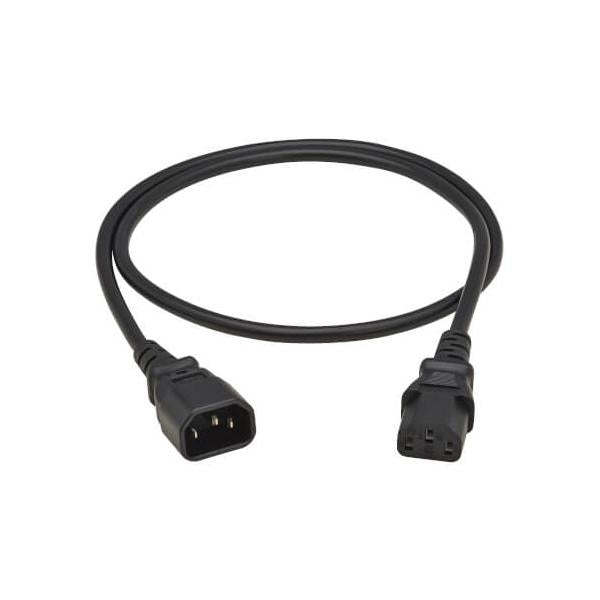 Eaton P004-01M-EU cavo di alimentazione Nero 1 m IEC C13 IEC C14 (PDU Power Cord, C13 to C14 - 10A, 250V, H05VV-F, 1M [3.28 FT.], Black)Eaton0037332280879P004-01M-EU