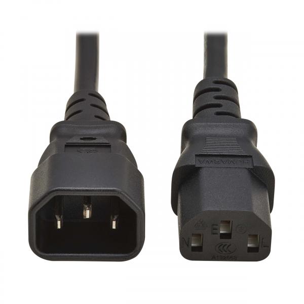 Eaton P004-01M-EU cavo di alimentazione Nero 1 m IEC C13 IEC C14 (PDU Power Cord, C13 to C14 - 10A, 250V, H05VV-F, 1M [3.28 FT.], Black)Eaton0037332280879P004-01M-EU
