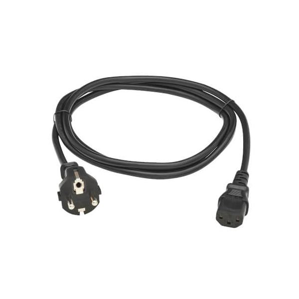 Eaton P054-02M-EU cavo di alimentazione Nero 2 m CEE7/7 IEC C13 (PDU POWER CORD C13 TO SCHUKO - [CEE 7/7] - 10A 250V H05VV-F 2M)EatonP054-02M-EU
