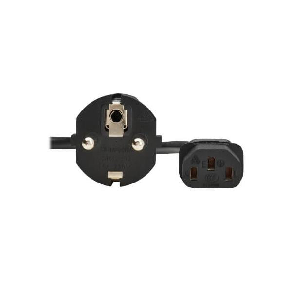 Eaton P054-02M-EU cavo di alimentazione Nero 2 m CEE7/7 IEC C13 (PDU POWER CORD C13 TO SCHUKO - [CEE 7/7] - 10A 250V H05VV-F 2M)EatonP054-02M-EU