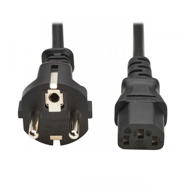 Eaton P054-02M-EU cavo di alimentazione Nero 2 m CEE7/7 IEC C13 (PDU POWER CORD C13 TO SCHUKO - [CEE 7/7] - 10A 250V H05VV-F 2M)EatonP054-02M-EU
