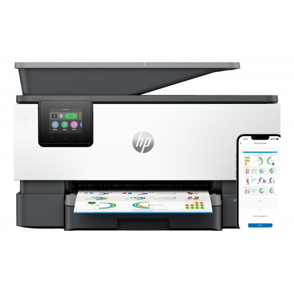 HP OfficeJet Pro 9120e Wireless All-in-One Colore Stampante, Instant Ink; Stampa fronte/retro (Officejet Pro Hp 9120E - All-In-One Printer, Color, - Printer For Small Medium Business, Print, Copy, Scan, Fax, Hp+ Hp Instant Ink - Warranty: 12M)Hp403X8B