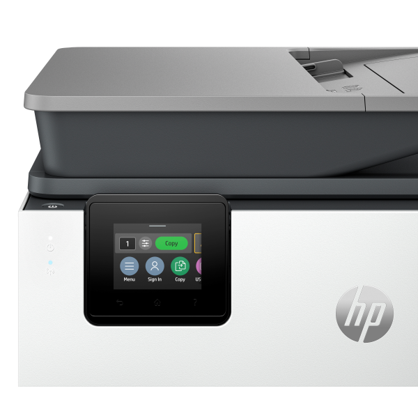 HP OfficeJet Pro 9120b Wireless All-in-One Colore Stampante, Stampa fronte/retro; fotocopiatrice, scanner (Officejet Pro 9120B - All-In-One Printer, Color, - Printer For Home And Home Office, Print, Copy, Scan, Fax, Wireless Two-Sided - Warranty: 12M...