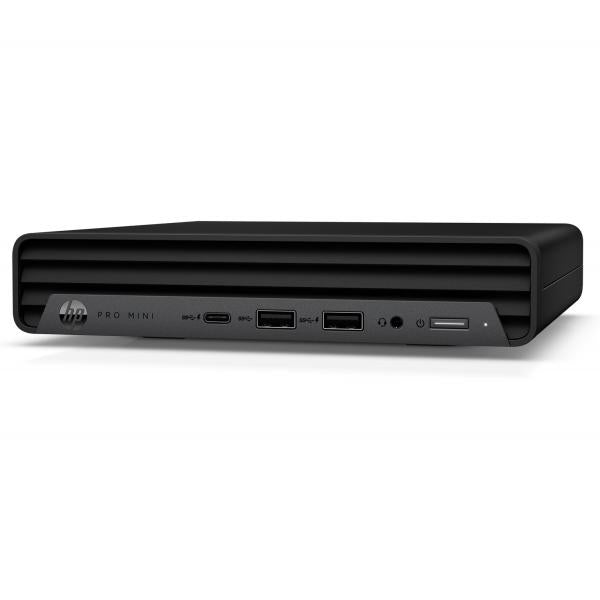 HP Pro 400 G9 Intel Core i5 i5-12500T 8 GB DDR4-SDRAM 256 GB SSD Mini PC Nero (HP PRO MINI 400 G9 CI5-12500T - 8GB 256GB DOS WIFI6E HDMI 1Y) - Versione TedescaHp01963374261846U6H1ES#ABD