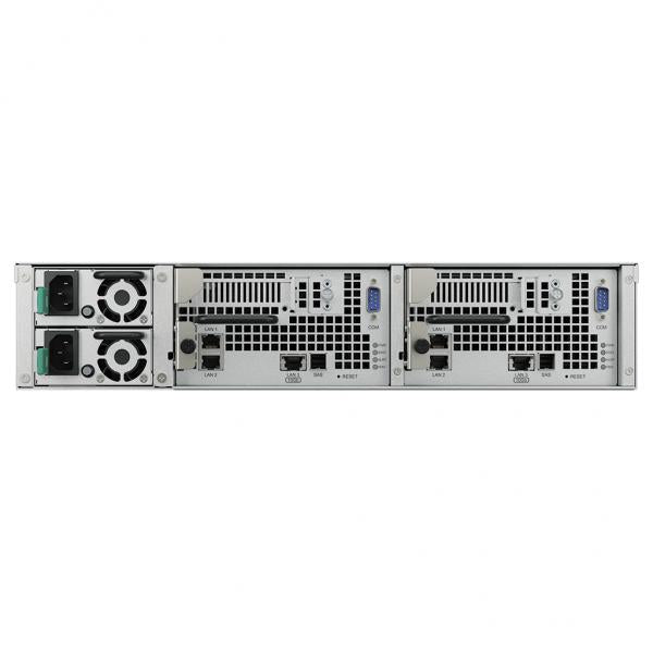 Synology SA3400D server NAS e di archiviazione Armadio [2U] Intel Xeon D D-1541 8 GB DDR4 0 TB (Synology SA3400D 12 bay Unified Controller; Active-Passive NAS for Mission-Critical Services; Enterprise-Class High Availability; Virtualization-Ready; Bu...