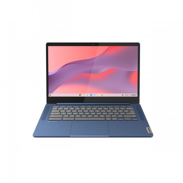 Lenovo IdeaPad Slim 3 Chrome 14M868 MediaTek Kompanio 520 Chromebook 35,6 cm [14] Full HD 4 GB LPDDR4x-SDRAM 64 GB eMMC Wi-Fi 6 [802.11ax] ChromeOS Inglese UK Blu (Lenovo) - Versione UKLenovo019752930609382XJ001AUK
