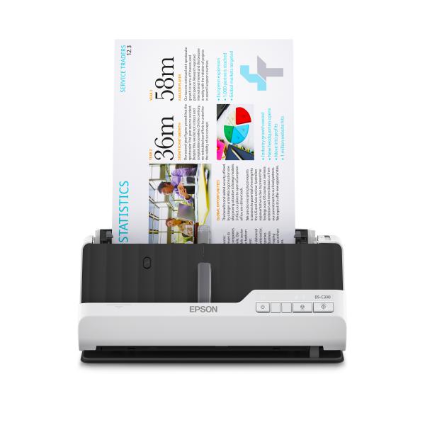Epson DS-C330 Scanner con ADF + alimentatore di fogli 600 x 600 DPI A4 Nero, Bianco (Epson DS-C330 - scanner med papirf?dni)Epson8715946718408B11B272401