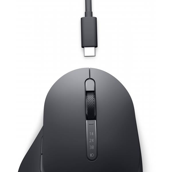 DELL Mouse Pro Premium - MS900 (Dell Premier MS900 - Mouse - 7 buttons - wireless - 2.4 GHz, Bluetooth 5.1 - USB wireless receiver - graphite - with 3 years NBD Advance Exchange)DellMS900-GR-EMEA