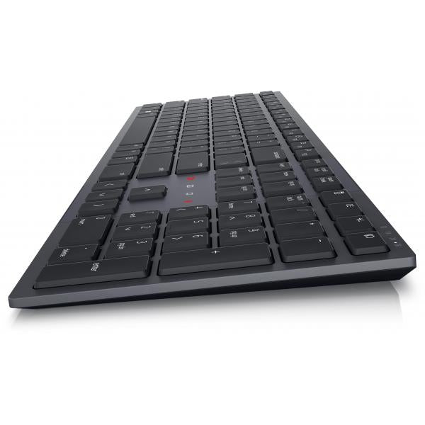 DELL Tastiera per la collaborazione Pro Premium - KB900 - Inglese [Regno Unito] [QWERTY] (Dell Pro Premium Collaboration KB900 - Keyboard - collaboration - backlit - wireless - 2.4 GHz, Bluetooth 5.1 - QWERTY - UK - graphite - with 3 years NBD Advanc...