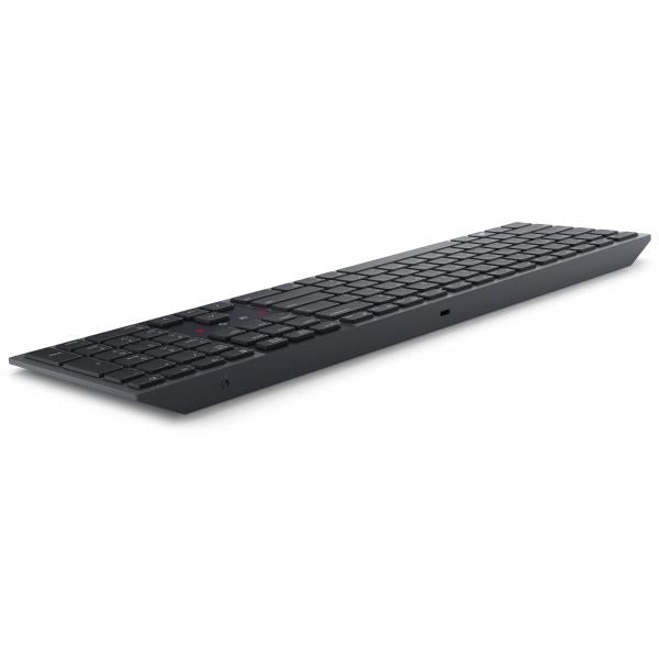 DELL Tastiera per la collaborazione Pro Premium - KB900 - Inglese [Regno Unito] [QWERTY] (Dell Pro Premium Collaboration KB900 - Keyboard - collaboration - backlit - wireless - 2.4 GHz, Bluetooth 5.1 - QWERTY - UK - graphite - with 3 years NBD Advanc...