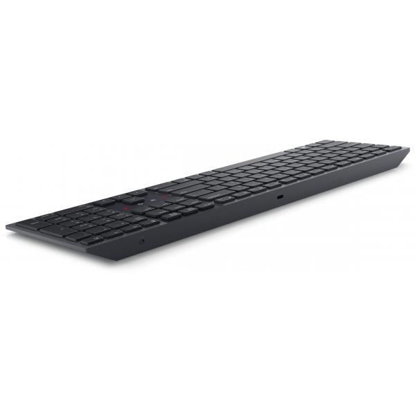DELL Tastiera per la collaborazione Pro Premium - KB900 - Inglese [Regno Unito] [QWERTY] (Dell Pro Premium Collaboration KB900 - Keyboard - collaboration - backlit - wireless - 2.4 GHz, Bluetooth 5.1 - QWERTY - UK - graphite - with 3 years NBD Advanc...
