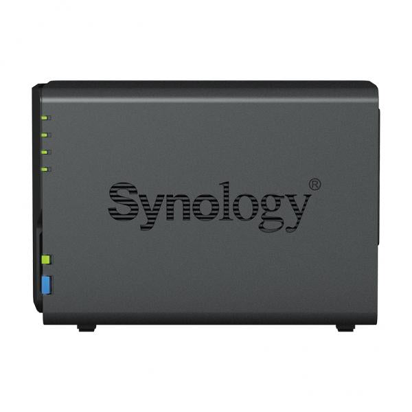 Synology DiskStation DS223 NAS Mini Tower Realtek RTD1619B 2 GB DDR4 12 TB HDD DiskStation Manager Nero (Synology DS223 12TB [Synology HAT3300] 2 bay desktop NAS; AMD Ryzen [3Years warranty])Synology5050914224820DS223/12TB-HAT33