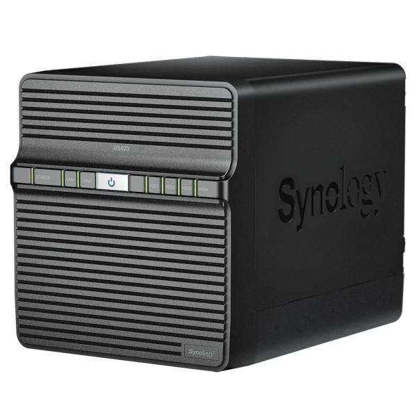 Synology DiskStation DS423 NAS Desktop Realtek RTD1619B 2 GB DDR4 24 TB HDD DiskStation Manager Nero (Synology DS423 24TB [Synology HAT3300] 4 bay - a Secure Sharing and Syncing Safely access and share files and media from anywhere; and keep friends;...