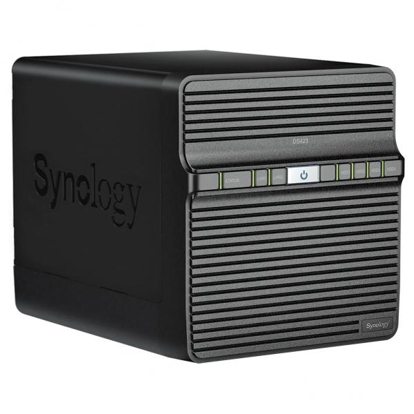 Synology DiskStation DS423 NAS Desktop Realtek RTD1619B 2 GB DDR4 24 TB HDD DiskStation Manager Nero (Synology DS423 24TB [Synology HAT3300] 4 bay - a Secure Sharing and Syncing Safely access and share files and media from anywhere; and keep friends;...
