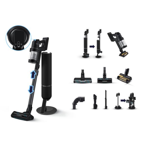Samsung Aspirapolvere senza filo BESPOKE Jet AI complete extra 280W VS28C9784QK (Samsung BESPOKE Jet Complete Extra VS2)Samsung8806095004372VS28C9784QK/WA