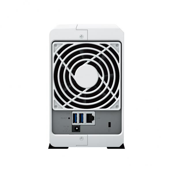 Synology DiskStation DS223J server NAS e di archiviazione Desktop Realtek RTD1619B 1 GB DDR4 0 TB DiskStation Manager Bianco (Synology DS223j 2 bay NAS - Realtek RTD1619B quad-core processor; 1GB non-ECC DDR4; 1GB non-ECC DDR4; supports Btrfs and Sna...
