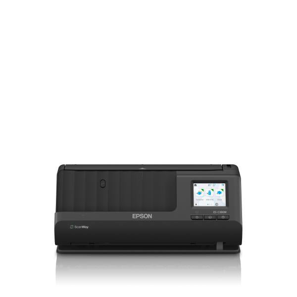 Epson ES-C380W Scanner con ADF + alimentatore di fogli 600 x 600 DPI A4 Nero (Epson ES-C380W - Sheetfed scanner - Duplex - A4/Legal - 600 dpi x 600 dpi - ADF [20 sheets] - up to 3500 scans per day - USB 2.0, Wi-Fi[n])Epson8715946720463B11B269401BY