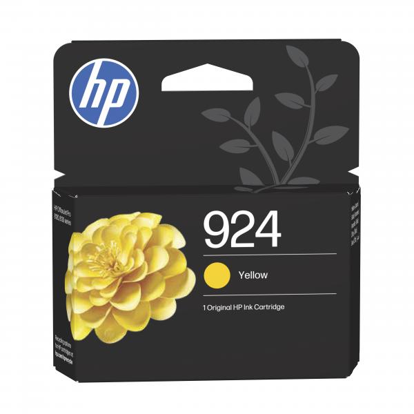 HP Cartuccia di inchiostro giallo originale 924 (HP 924 YELLOW ORIGINAL INK CARTRIDGE)Hp4K0U5NE
