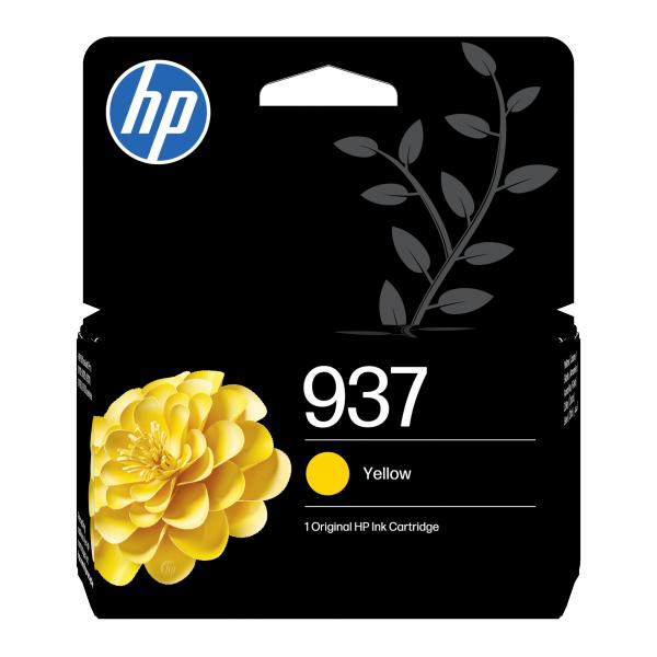 HP Cartuccia di inchiostro giallo originale 937 (Tinte HP 937 / 4S6W4NE Yellow)Hp4S6W4NE