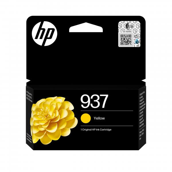 HP Cartuccia di inchiostro giallo originale 937 (Tinte HP 937 / 4S6W4NE Yellow)Hp4S6W4NE