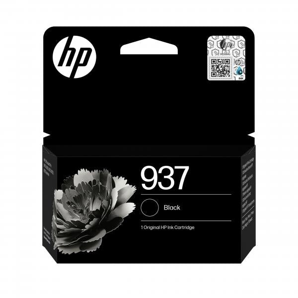 HP Cartuccia di inchiostro nero originale 937 (Tinte HP 937 / 4S6W5NE Black)Hp4S6W5NE