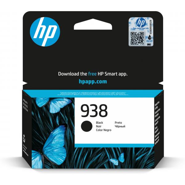 HP Cartuccia di inchiostro nero originale 938 (HP 938 - sort - original - blkpatron)Hp4S6X8PE